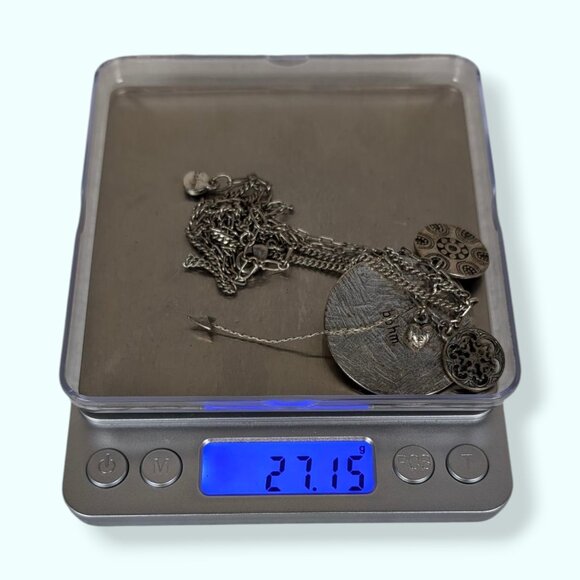 Bohm 2-Strand Clockwork Pendant Necklace - Picture 7 of 7